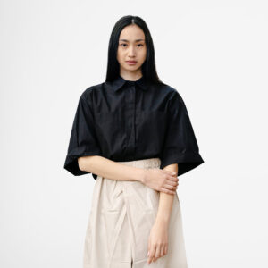 Black Oversized Blouse